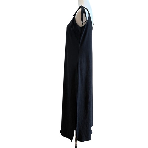 Lulus Maxi Dress Size Small Black Tank Minimalist Slinky Casual Beach Vacation - Picture 3 of 9